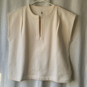 Lou & Grey Cream Fleece Over Shirt